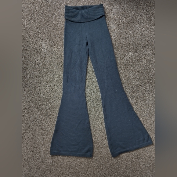 Edikted Dark Gray Flare Pants - Picture 4 of 6